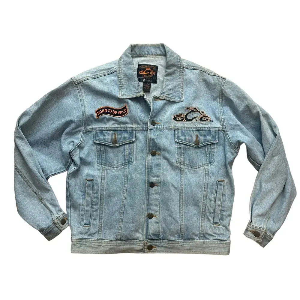 Orange County Choppers Denim Jacket Size Medium - Picture 3 of 8